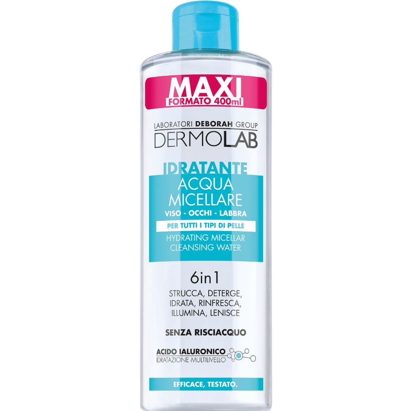 DERMOLAB MOISTURIZING MICELLAR CLEANSING WATER 6 IN 1 400 ml