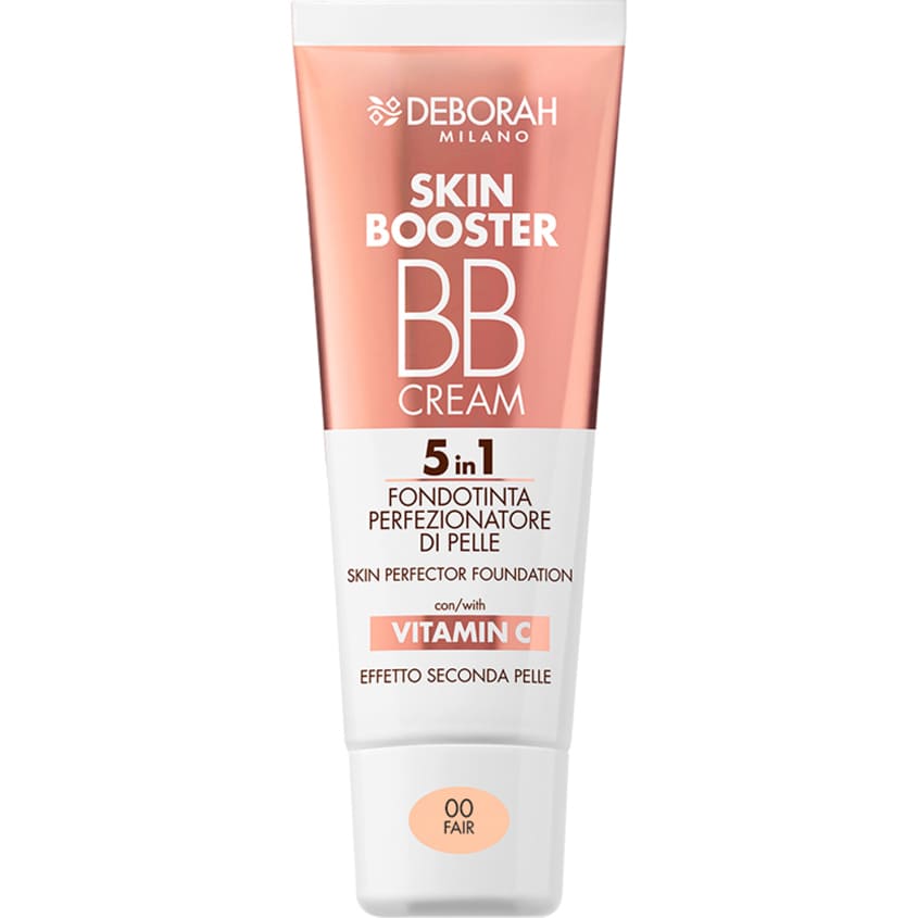 DEBORAH MILANO SKIN BOOSTER BB CREAM 5 IN 1 SKIN PERFECTOR FOUNDATION 00 - FAIR 30ml