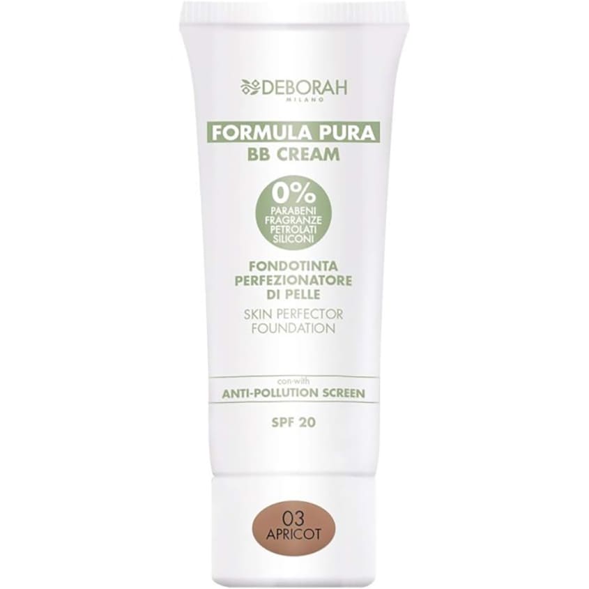 DEBORAH MILANO FORMULA PURA BB CREAM 03 APRICOT 30ml – buy online
