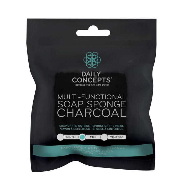 Multi-Functionnal Soap Sponge Charcoal