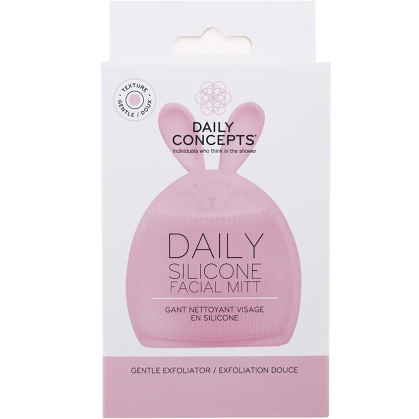 DAILY CONCEPTS SILICONE FACIAL MITT 1PC