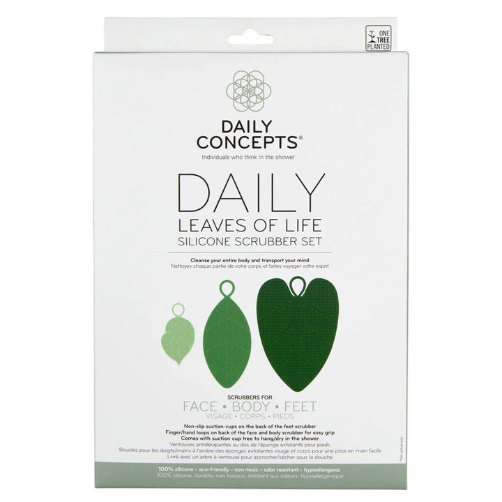 Leaves Of Life Silicone Scrub Set