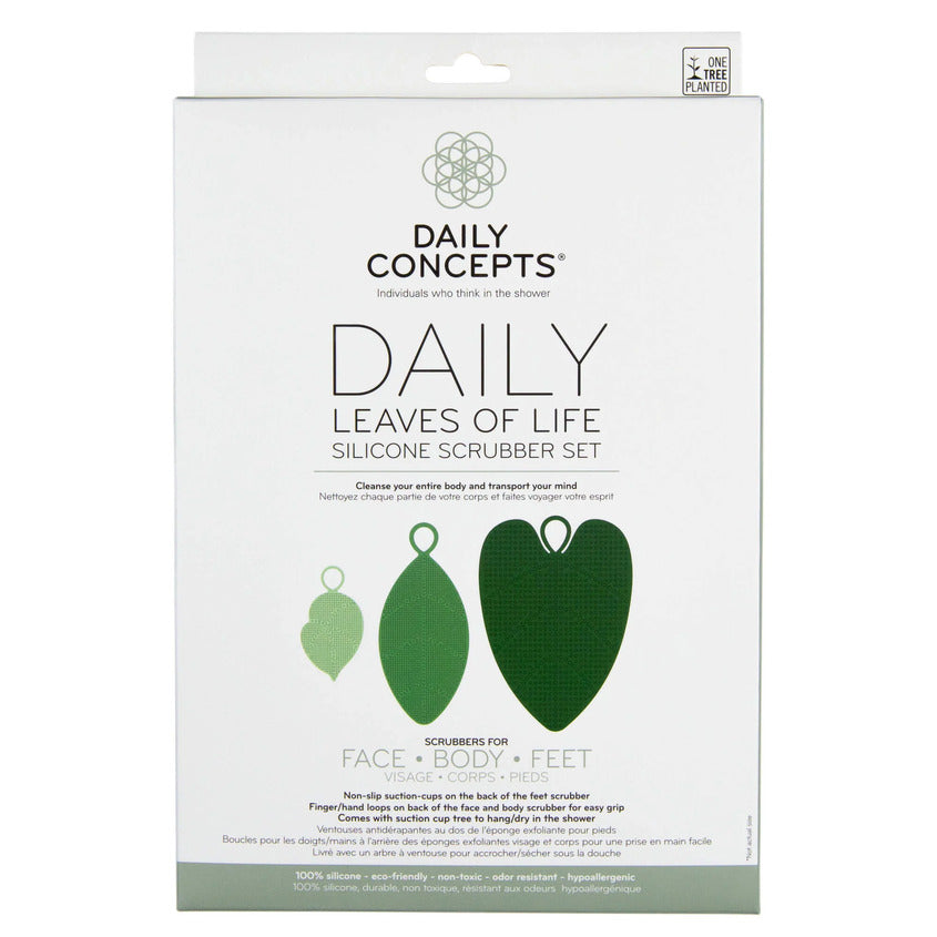 Leaves Of Life Silicone Scrub Set