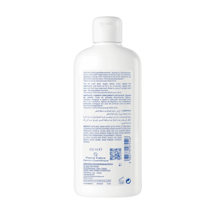 DUCRAY ANAPHASE PLUS SHAMPOO HAIR LOSS 400 ML