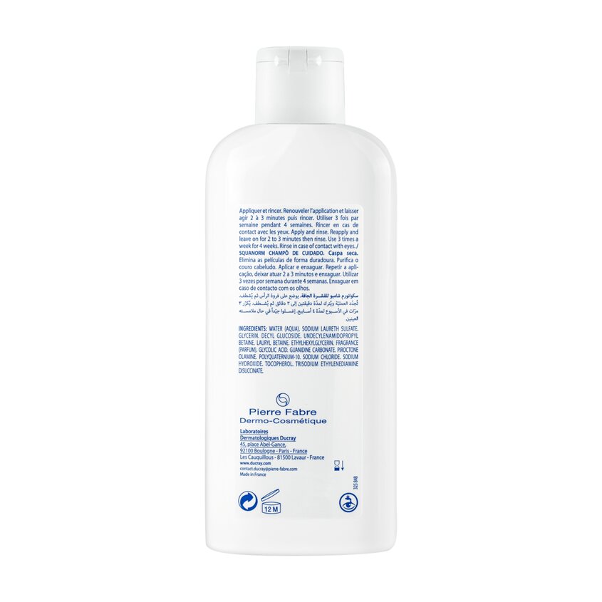 DUCRAY SQUANORM ANTI DANDRUFF 200ML