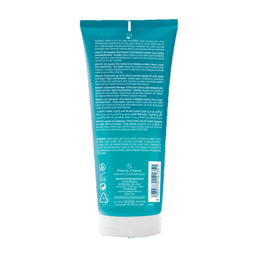Cleansing Gel for Face and Body Keracnyl