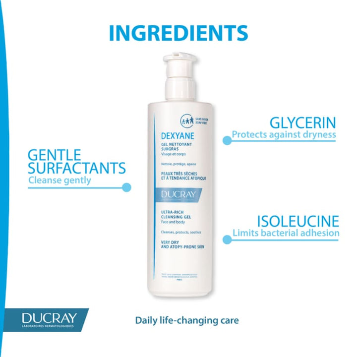 DEXYANE BODY CARE ULTRA-RICH CLEANSING GEL 400 ML