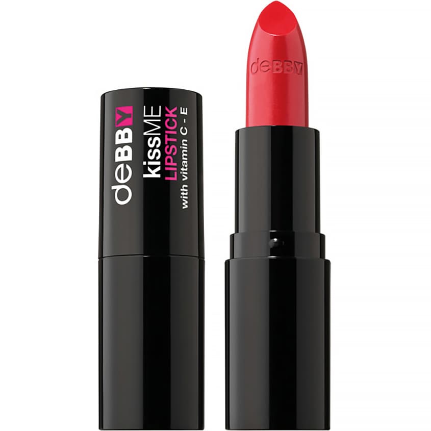 DEBBY KISS ME LIPSTICK WITH VITAMIN C - E 08 FIRE RED 4GR