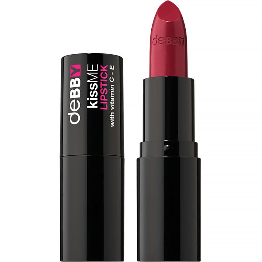 DEBBY KISS ME LIPSTICK WITH VITAMIN C - E 10 WINE RED 4GR