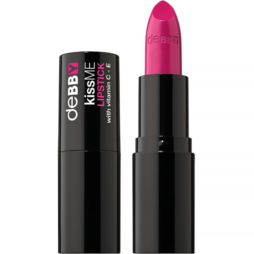 DEBBY KISS ME LIPSTICK WITH VITAMIN C - E 12 DELIRIOUS FUCHSIA 4GR