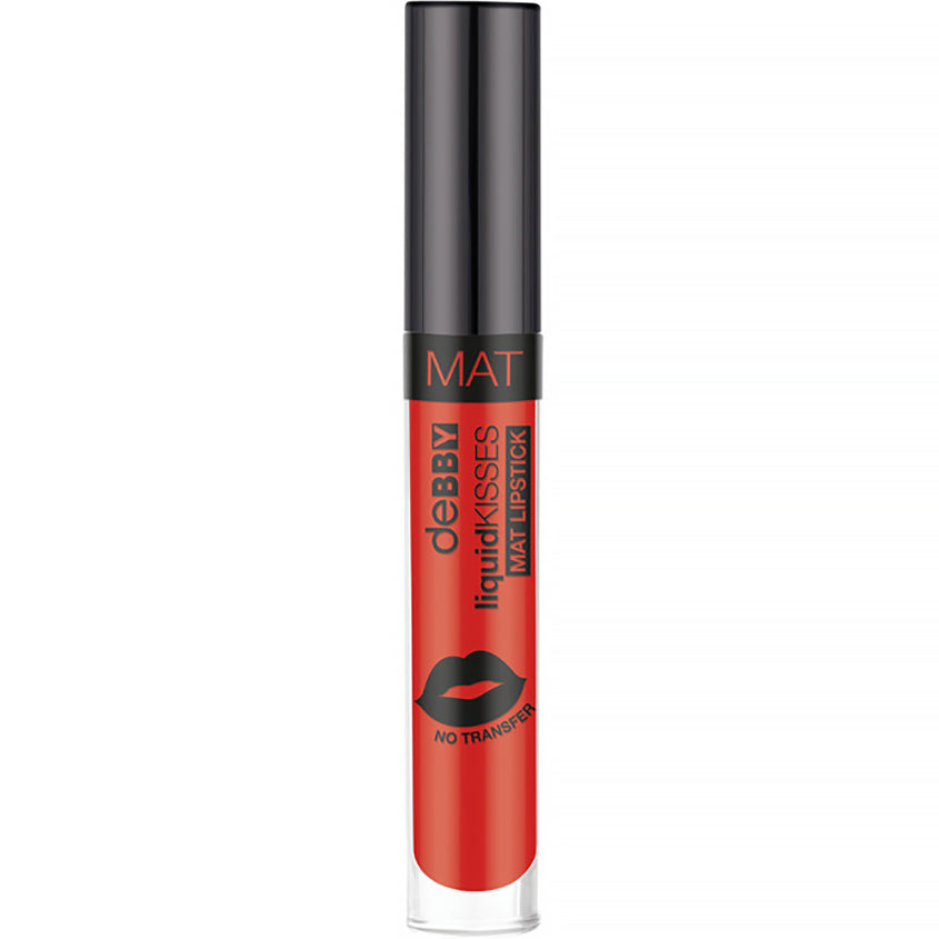 DEBBY LIQUID KISSES MAT LIPSTICK 07 FIRE RED 4.5GR