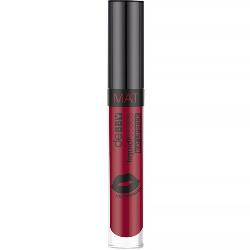 DEBBY LIQUID KISSES MAT LIPSTICK 17 HIBISCUS RED 4.5GR