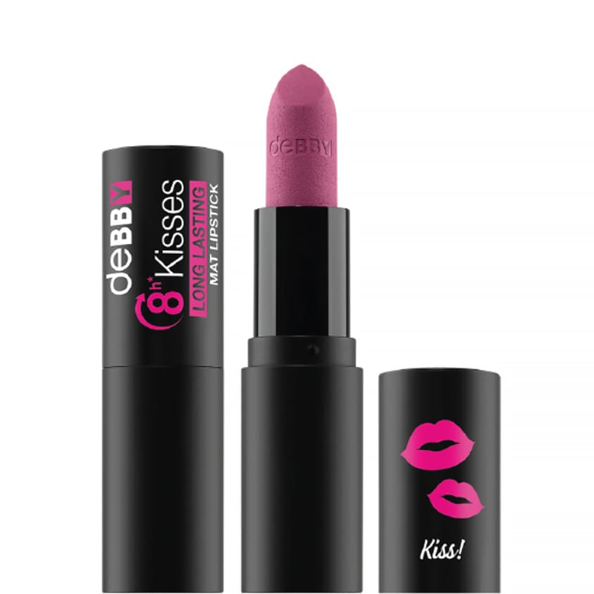 DEBBY 8H KISSES LONG LASTING MAT LIPSTICK 03 ENTHUSIASTIC PINK 4.5GR – buy online