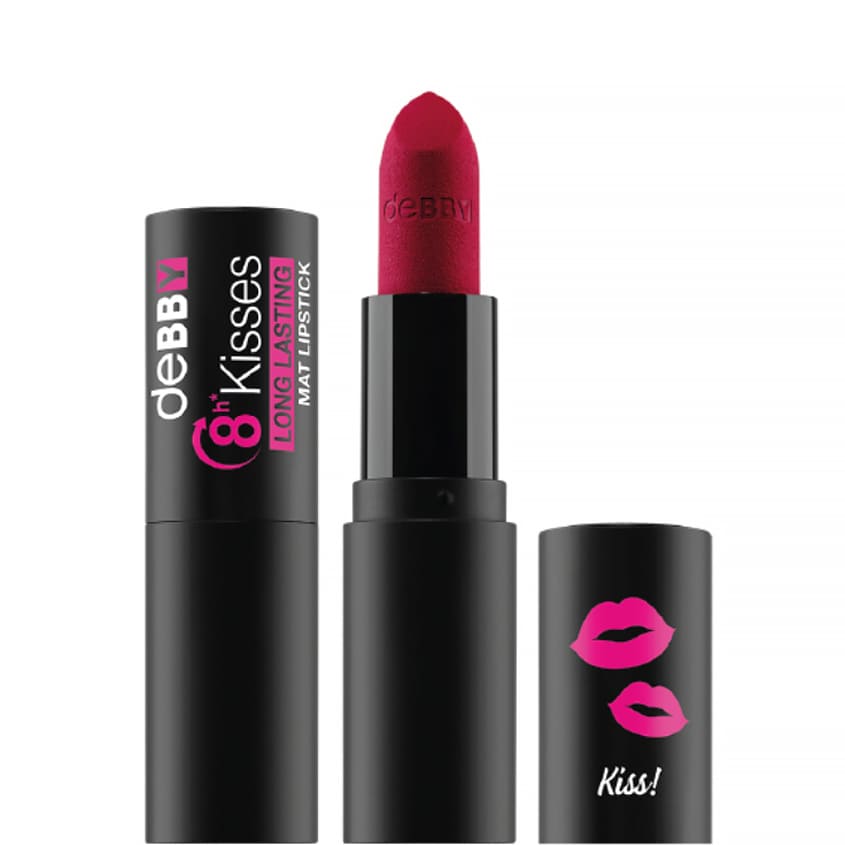 DEBBY 8H KISSES LONG LASTING MAT LIPSTICK 09 LIVELY CHERRY 4.5GR – شراء أونلاين