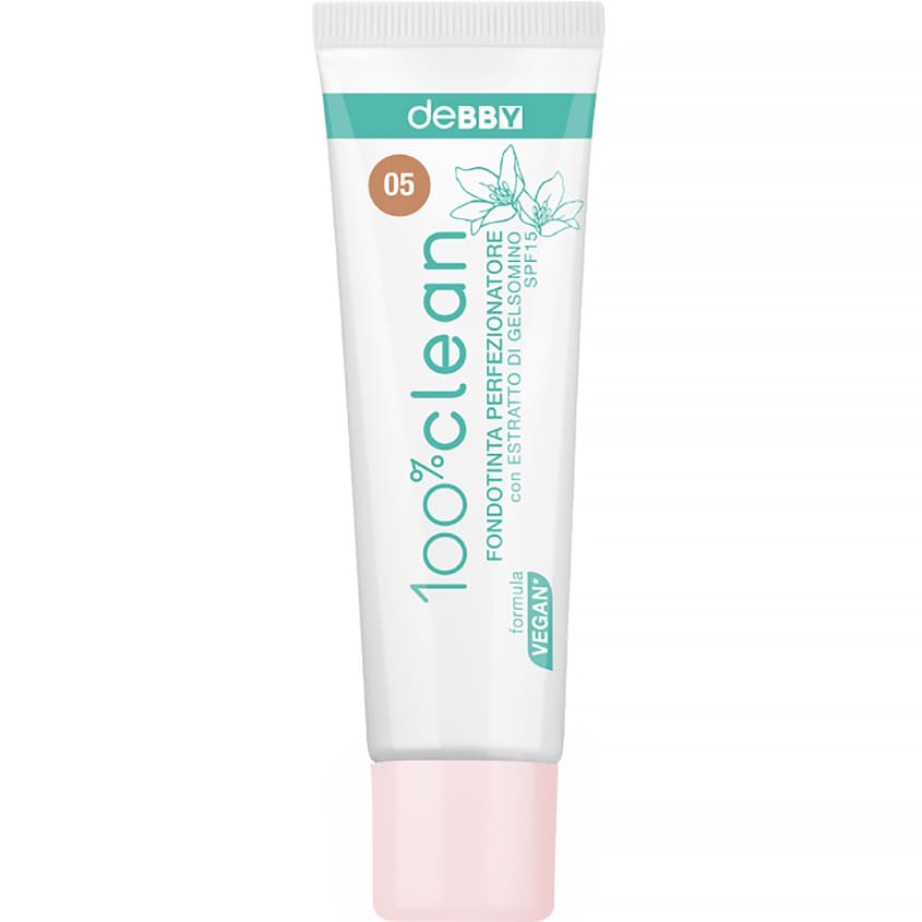 DEBBY 100% CLEAN PERFECTING FOUNDATION 05 CARAMEL 30ML