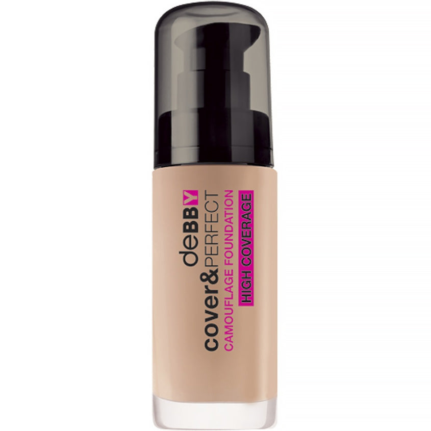 DEBBY COVER & PERFECT HIGH COVERAGE FOUNDATION 2.3 LIGHT BEIGE 30ML