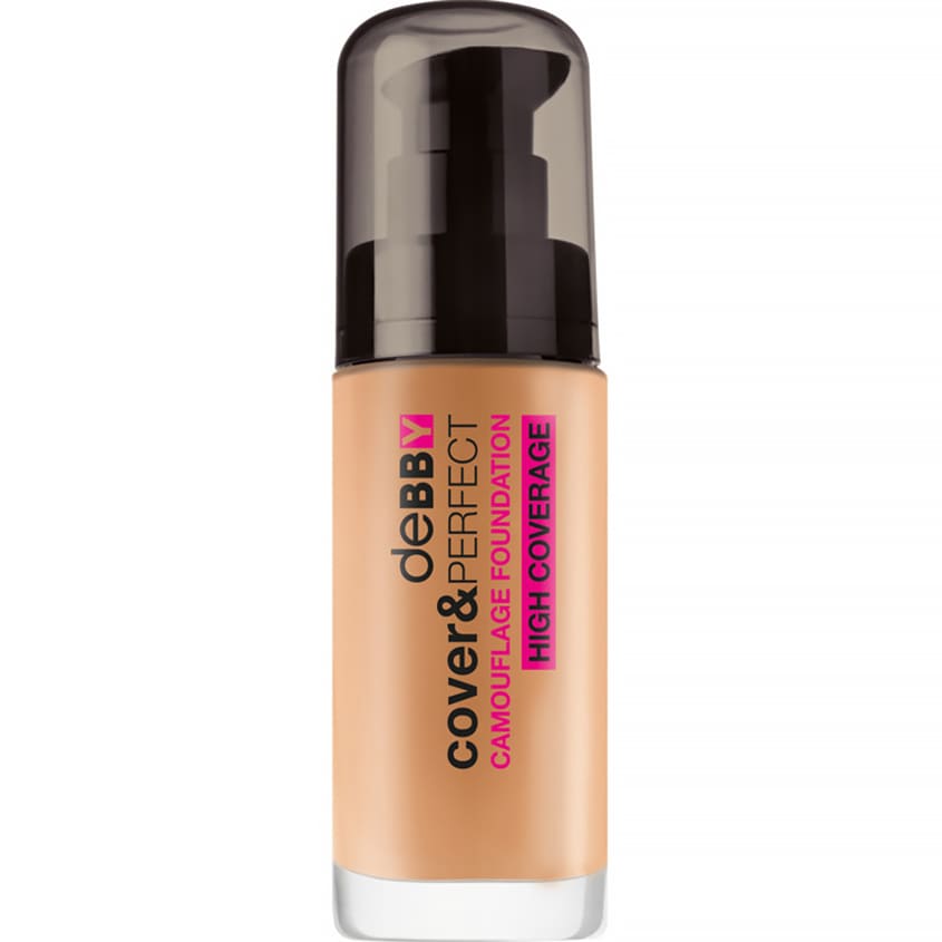DEBBY COVER & PERFECT HIGH COVERAGE FOUNDATION 04 HONEY 30ML