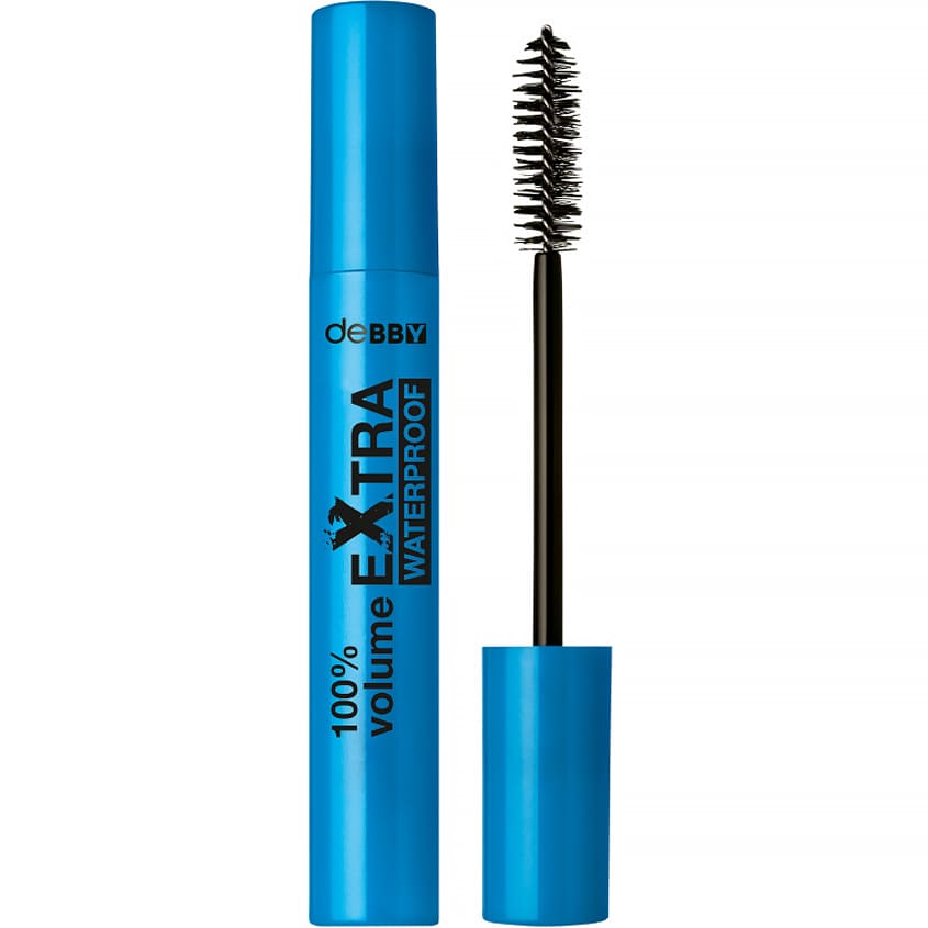 DEBBY 100% VOLUME EXTRA WATERPROOF MASCARA BLACK 16ML