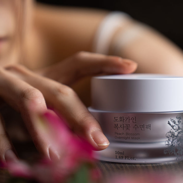 Overnight Moisturizing Face Cream-Mask with Peach Blossom