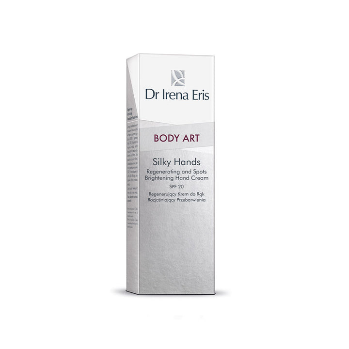 BODY ART. SILKY HANDS REGENERATING BLEMISH BRIGHTENING HAND CREAM SPF20 75ML