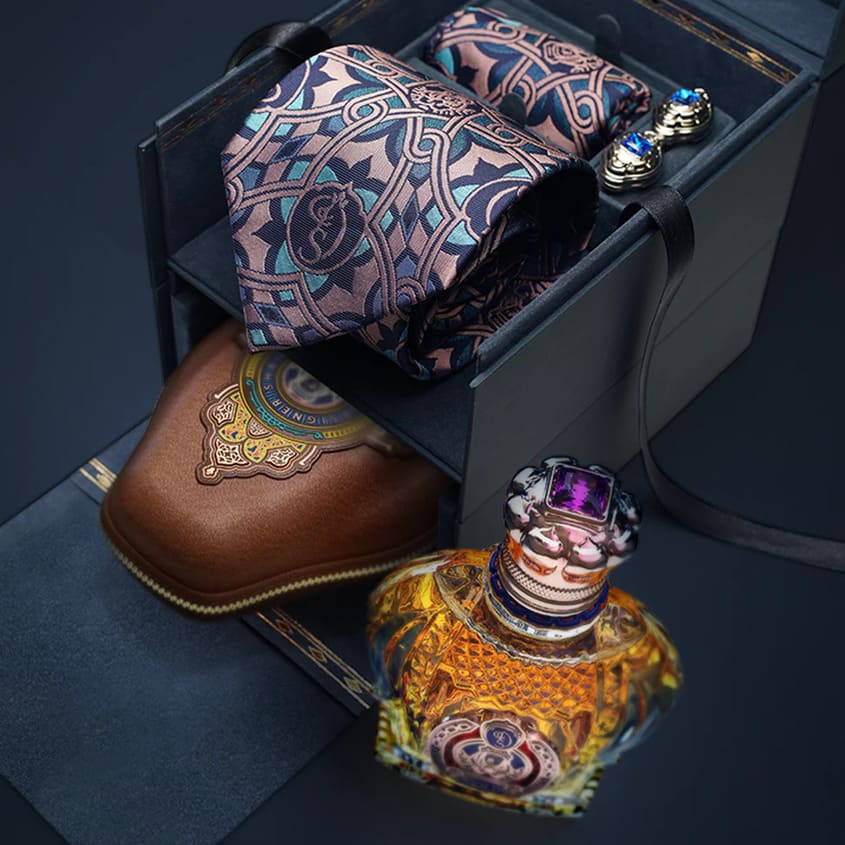 Opulent Shaik Amethyst Gold for Men
