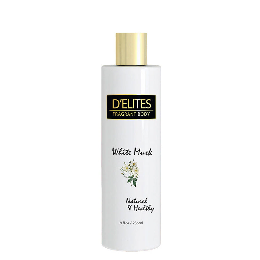 D'ELITES BODY LOTION WHITE MUSK 236ML