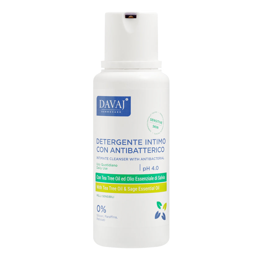 Antibacterial Intimate Hygiene Product with Tea Tree Oil and Sage