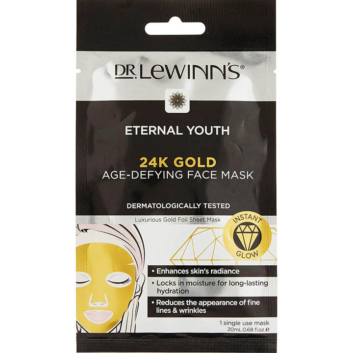 ETERNAL YOUTH 24K GOLD AGE-DEFYING FACE MASK 1PC