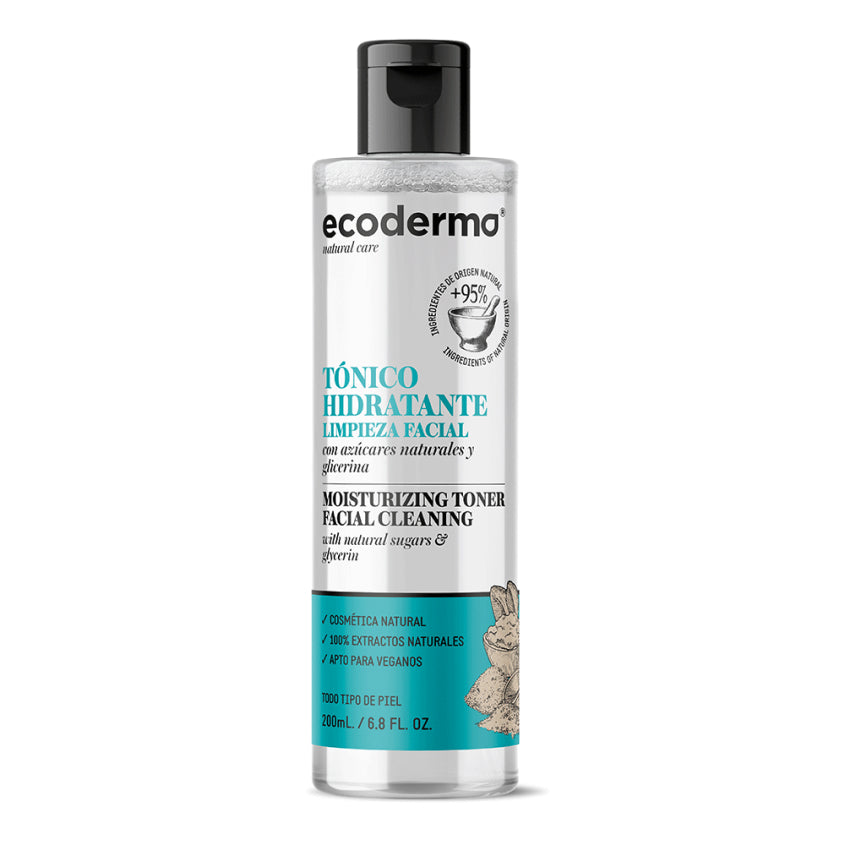 ECODERMA MOISTURIZING TONER FACIAL CLEANING 200 ML