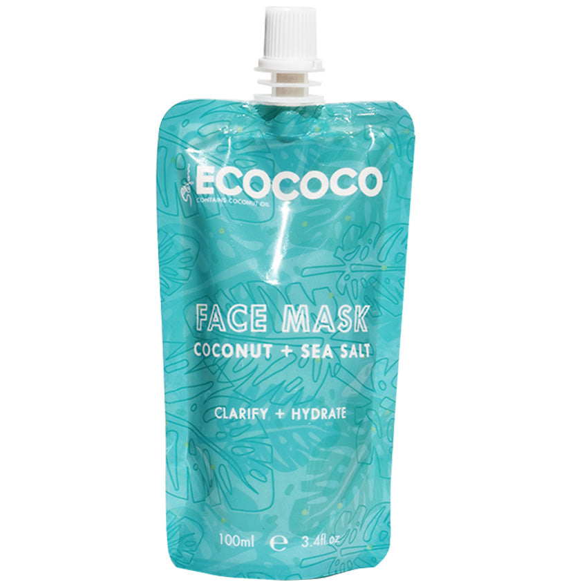ECOCOCO HYDRATING FACE MASK COCONUT+SEA SALT 100ML