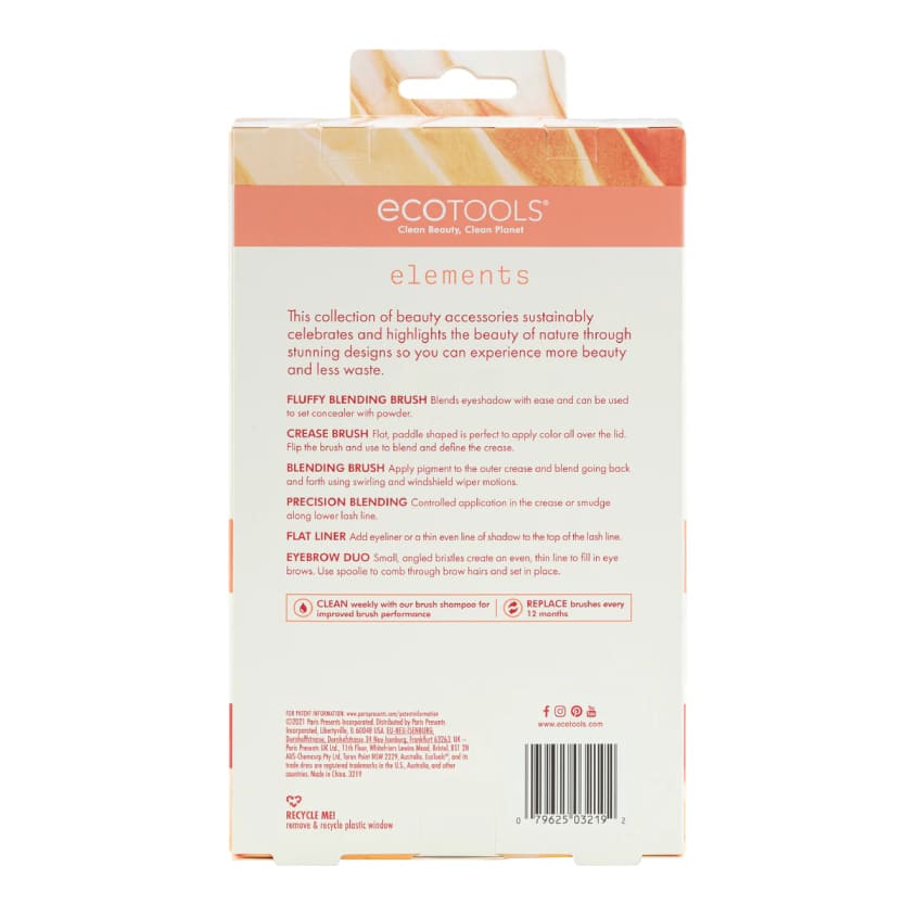 ECOTOOLS ET ELEMENTS COLLECTION - FIERY EYES KIT (LIMITED EDITION) – free delivery