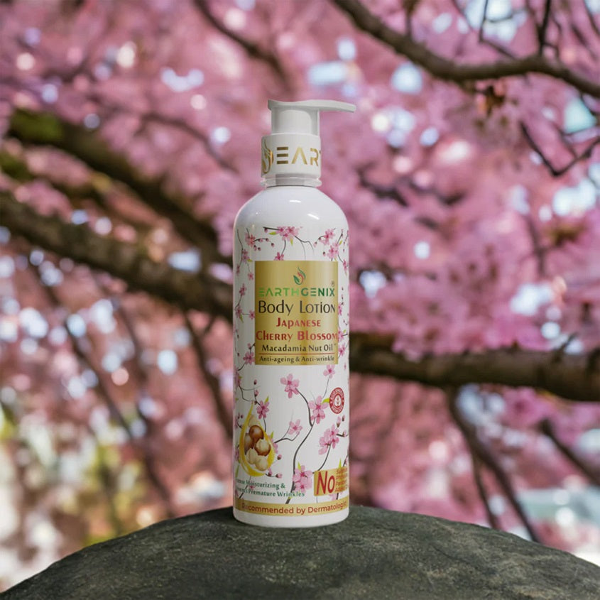 Earthgenix Japanese Cherry Blossom Body Lotion 500Ml – توصيل مجاني