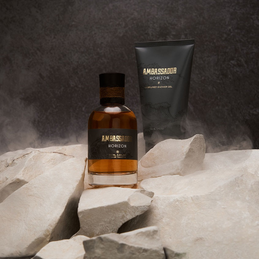 Gift-set AMBASSADOR HORIZON (EDT 100 ml + perfumed shower gel 150 ml) – شراء أونلاين