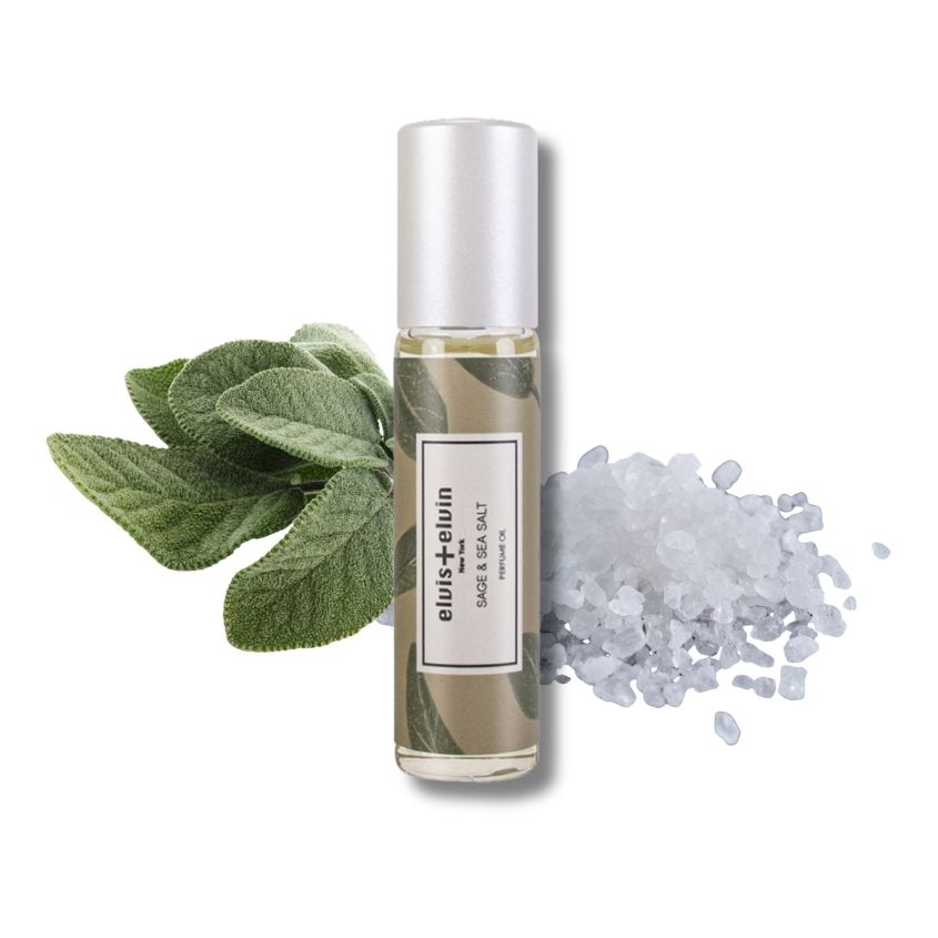 ELVIS+ELVIN SAGE & SEA SALT PERFUME OIL 15ML – online store