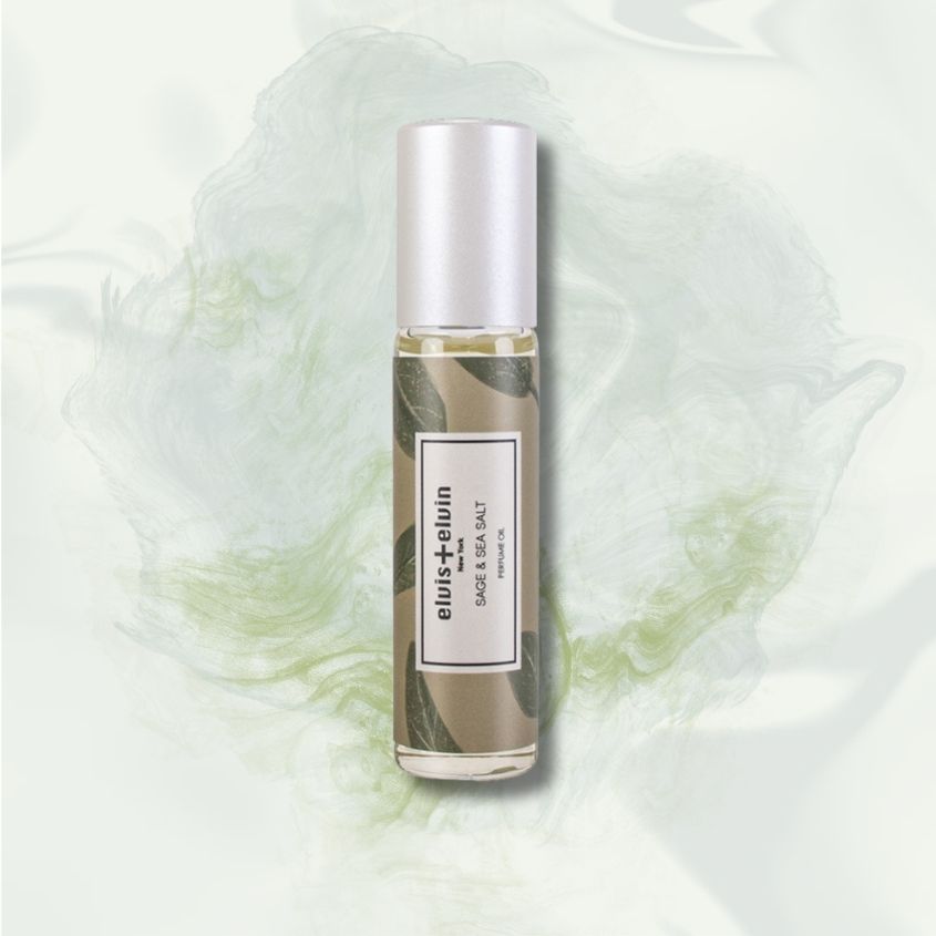 ELVIS+ELVIN SAGE & SEA SALT PERFUME OIL 15ML – free delivery