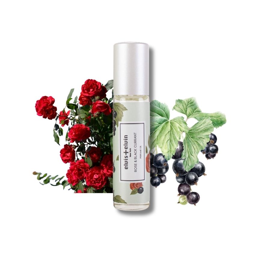 ELVIS+ELVIN ROSE & BLACK CURRANT PERFUME OIL 15ML – متجر إلكتروني