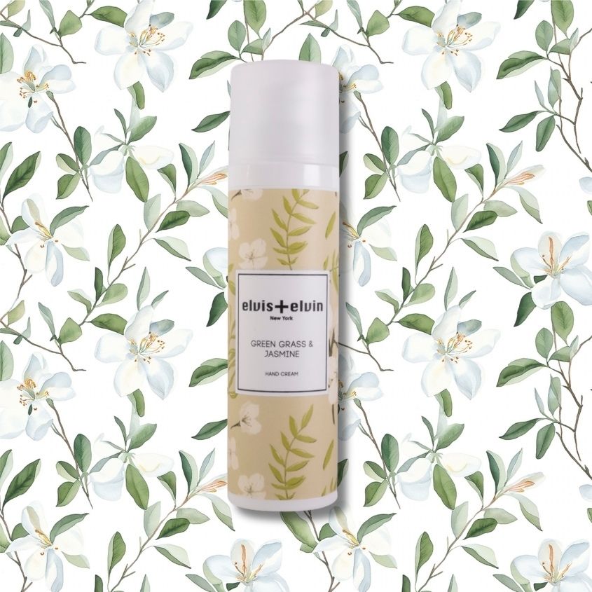 ELVIS+ELVIN GREEN GRASS & JASMINE HAND CREAM 75ML – free delivery
