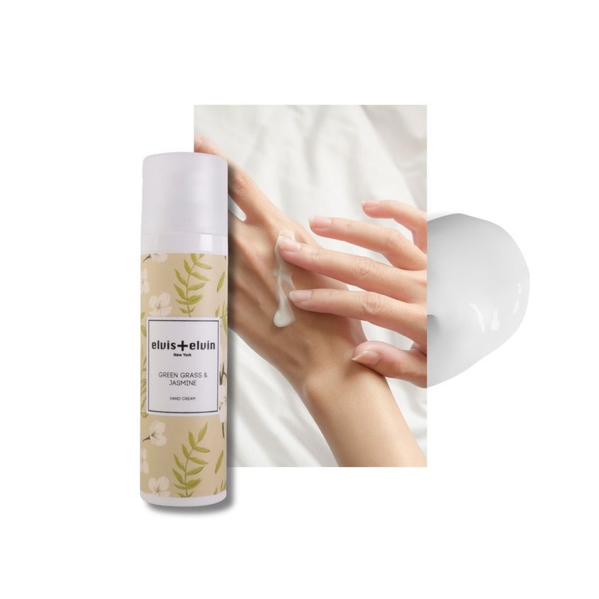 ELVIS+ELVIN GREEN GRASS & JASMINE HAND CREAM 75ML