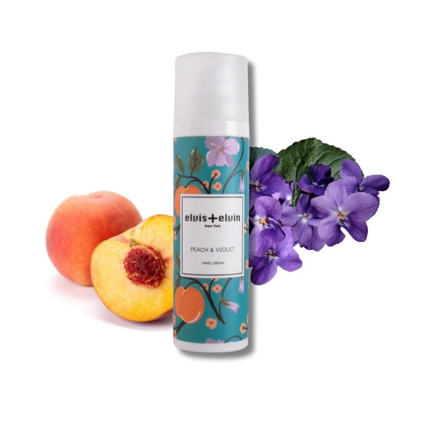 ELVIS+ELVIN PEACH & VIOLET HAND CREAM 75ML – buy online