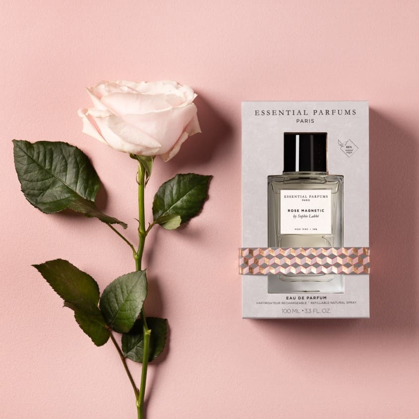 ESSENTIAL PARFUMS ROSE MAGNETIC BY SOPHIE LABBÉ EDP 100ML REFILLABLE
