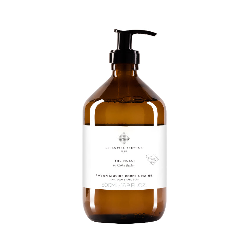ESSENTIAL PARFUMS THE MUSC BY CALICE BECKER LIQUID SOAP 500ML REFILLABLE