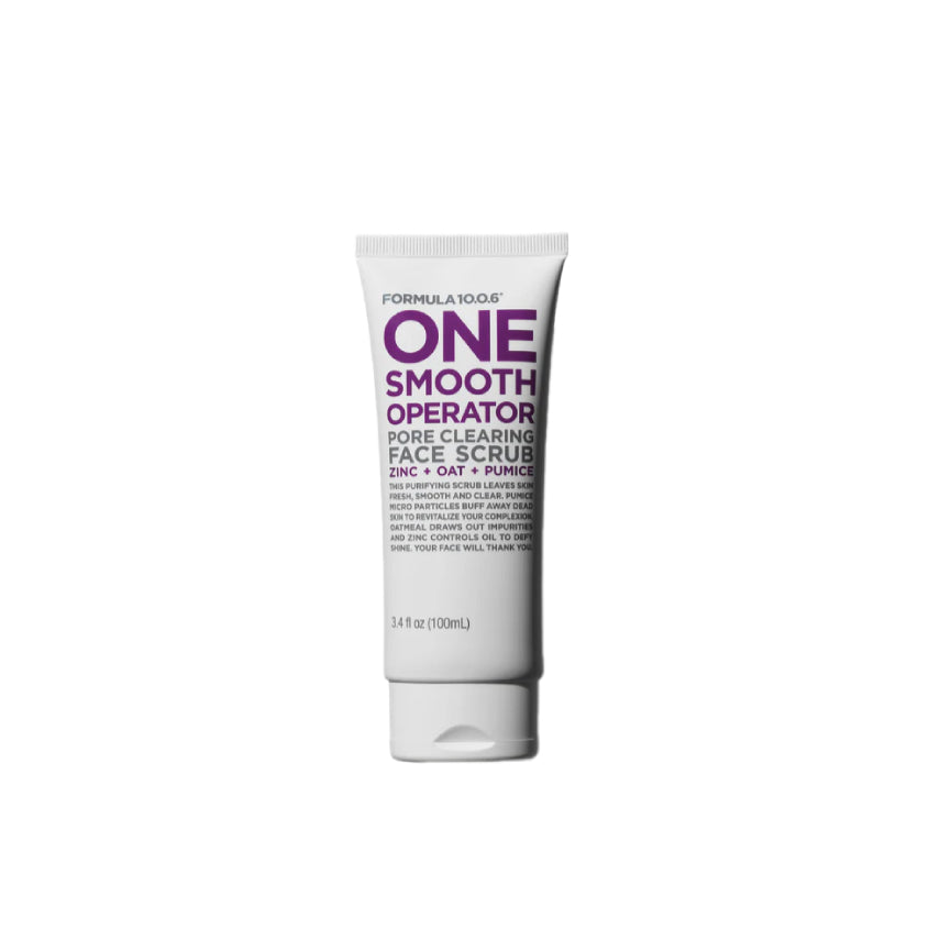 FORMULA 10.0.6 ONE SMOOTH OPERATOR PORE CLEARING FACE SCRUB 100ML