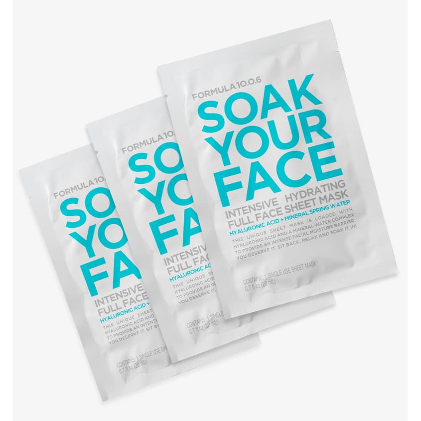 Soak Your Face Intensive Hydrating Full Face Sheet Mask
