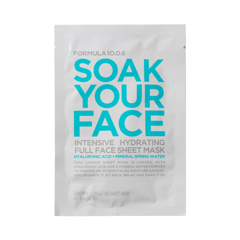 Soak Your Face Intensive Hydrating Full Face Sheet Mask