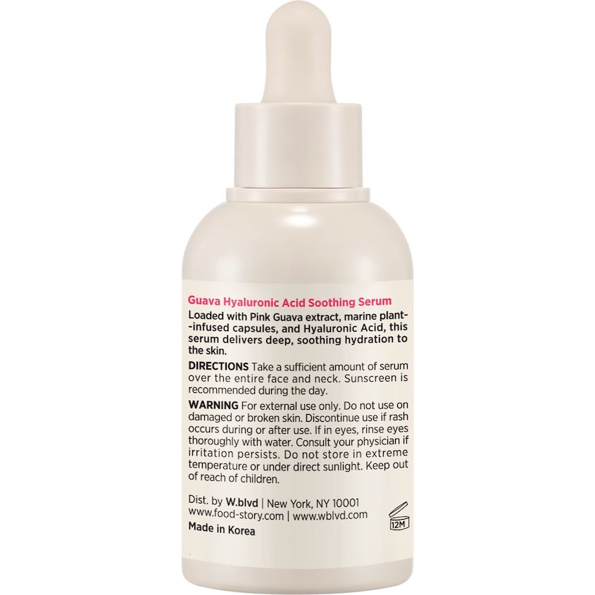 FOOD STORY Hyaluronic Acid Soothing Serum Guava