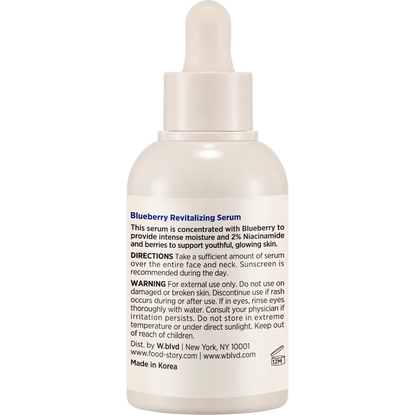 FOOD STORY Revitalizing Serum Blueberry