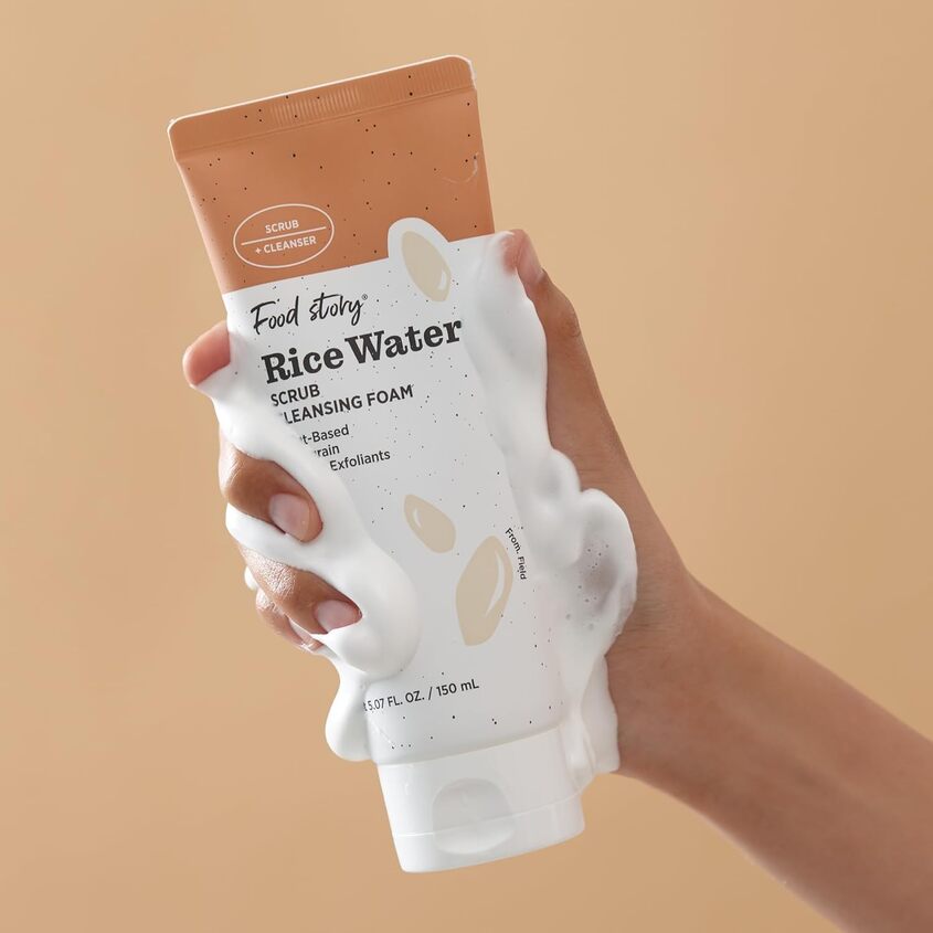 FOOD STORY RICE WATER SCRUB CLEANSING FOAM 170G