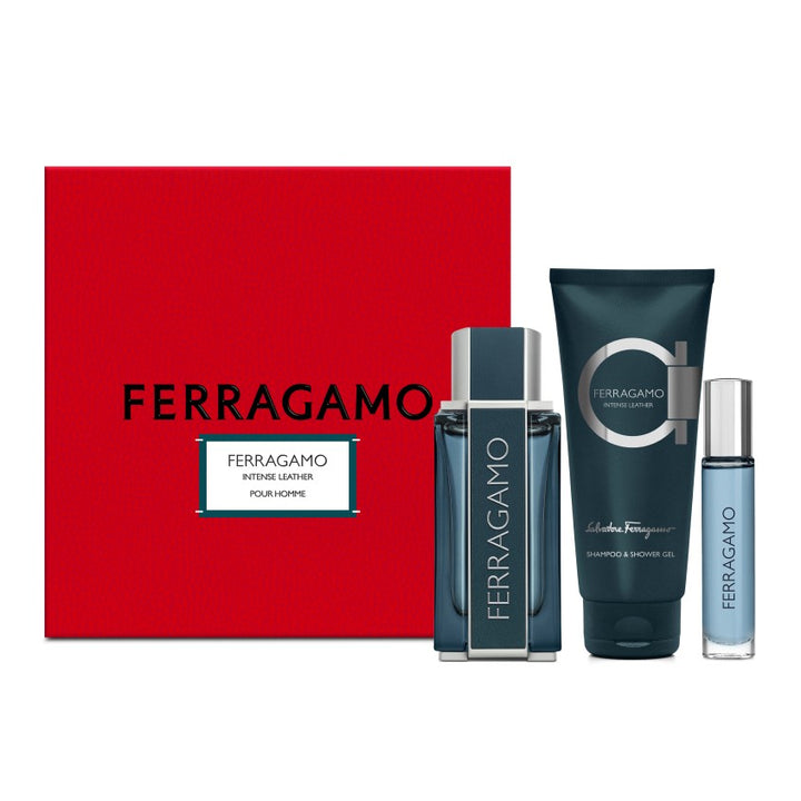 Gifts INTENSE LEATHER SET (EDP 100 ML + SSG 100 ML + 10 ML PS)
