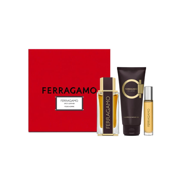 Gifts SPICY LEATHER SET (EXDP 100ML+SG 100ML+PS 10ML)