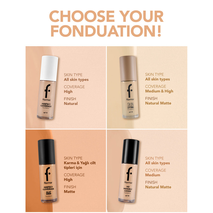 PERFECT COVERAGE FOUNDATION 100 LIGHT IVORY 30 ML